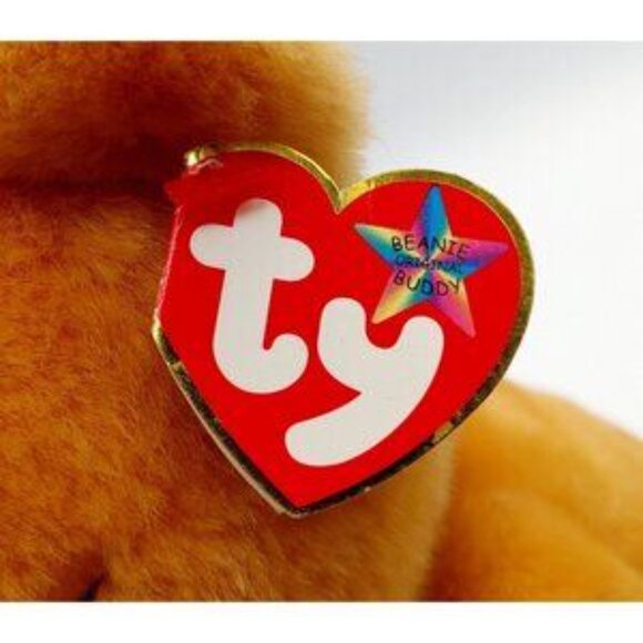 1999 Ty Beanie Buddy HOPE The Praying Beanie Bear 10" Plush Stuffed w/Hangtag - Picture 5 of 5